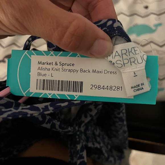 *NWT* Market & Spruce Alisha Knit Strappy Back Maxi - Picture 3 of 3
